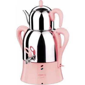Resim Korkmaz Çaykolik InoxPembe Semaver 