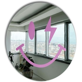 Resim Yuvarlak Ayna, Pinterest Ayna, Renkli Duvar Dekoru, Pinterest Oda Dekoru, Kırılmaz Dekorafif Ayna 