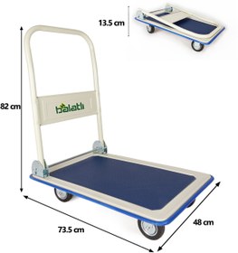 Resim BALATLI Balatlı 150 Kg Kapasiteli Katlanır Paket Taşıma Arabası Blt ta ph150 