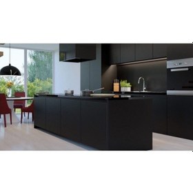 Resim Siyah Mat Yapışkanlı Folyo Çok Amaçlı 120Cm 