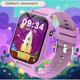 Resim Cloud011 Mor Spor Takip Çocuk Oyun Saati, 12 Puzzle Oyunlu, Hd Dokunmatik Ekran, Hediye Diğer 