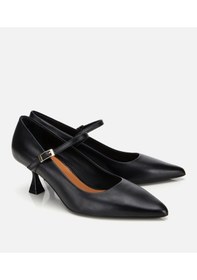 Resim Hotiç Kadın Deri Mary Jane Siyah İnce Bantlı Stiletto 01ayh317720a100 01ayh317720a100 Siyah 