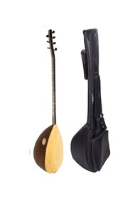 Resim Piarro Profesyonel Uzun Sap El Oyması Dut Ağacı Bağlama 43 Tekne Mat Cila 