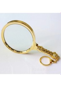 Resim 5x90mm Tüm Metal Altın Renkli, Hediye Büyüteç,optik Lensler Ile Çinko Alaşım Metal Çerçeve 