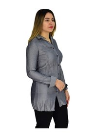 Resim Kadın Gri Nakışlı Tunik Akr-1323 001 
