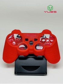 Resim YUES Ps3 Joystick Silikon Kılıf Dualshock Koruyucu Kılıf Kırmızı 