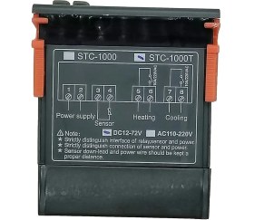 Resim -1000T 12V 10A Özel Üretim Dijital Termostat+Yedek Prob 