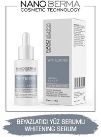 Resim Nanoderma Yüz Beyazlatıcı Serum Aydınlatıcı Koyu Leke Karşıtı Cil 