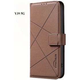Resim Sunshine022 Vıvo Y39 5g Y29 4g Y78 Y36 Y27 Y35 Y22s Y21 Y11 Y20 Nrfıd Koruma Suni Deri Cüzdan Kılıf Kahverengi A-kahverengi 