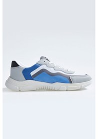 Resim Tommy Life Beyaz Bağcıklı Yüksek Taban Suni Deri Detaylı Erkek Spor Ayakkabı - 89117 Beyaz 