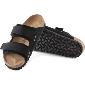 Resim Birkenstock Uji Vl Nu Erkek Sandalet Süet Nubuk Malzeme İle Ayarlanabilir Cırt Cırtlı Tasarım 