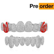 Resim RICH RED FIRE GRILLZ(Special Order•High Quality) 