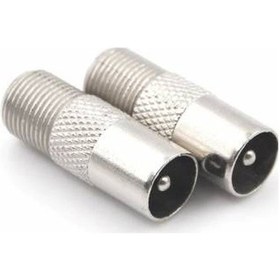 Resim 10 Adet F Konnektör Dişi Anten Fişi Erkek Çevirici 