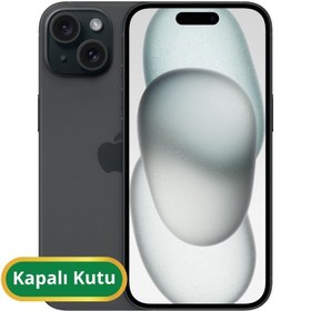 Resim Apple iPhone 15 YD Sıfır Kapalı Kutu | 256 GB Siyah 