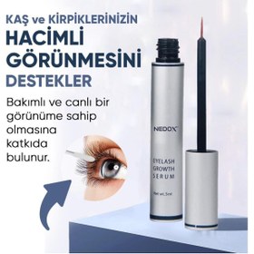 Resim NEDOX Kaş Ve Kirpik Uzatıcı, Onarıcı, Besleyici Ve Güçlendirici Bakım Serum Garantili 5 ml 