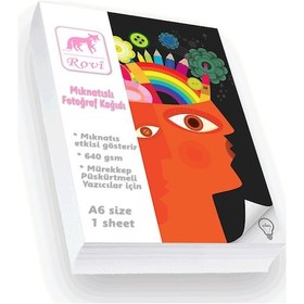 Resim Rovi Creative Mıknatıslı Fotoğraf Kağıdı 640gsm 1yp A6 