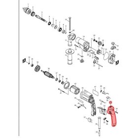 Resim Makita HP2050 Arka Sap Ürün Kodu 153284-0 