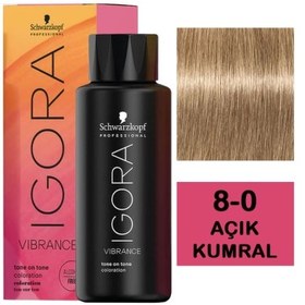 Resim Igora Vibrance Amonyaksız Parlak Saç Boyası 60ml - 8.0 Açık Kumral 