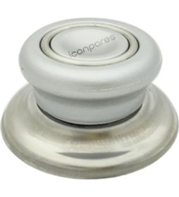 Resim İcanpares Tencere Sahan Tava Cam Kapağı Kapak 32 cm ve Gri Tutma Tepesi 