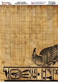 Resim Pirinç Dekopaj Kağıdı 30x42cm Pt-2727 Antik Mısır 