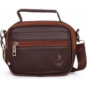 Resim U S Polo Assn Kahve Rölax Unisex Postacı Çantası Plevr8418 Kahverengi 