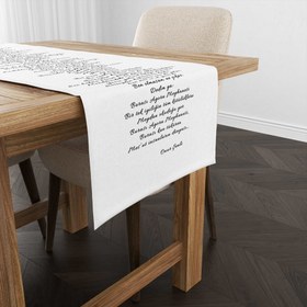 Resim Agora Meyhanesi - Şiir Runner Örtü - 40 cm x 140 cm 