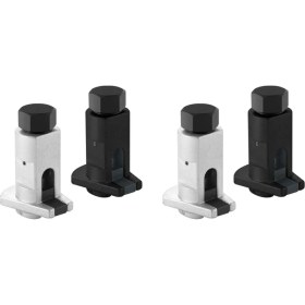 Resim Haashu 2x Hidrolik Şok Emici Çıkarma Aracı Claw Strut Strut Suspater Süspansiyon Ayırıcı Top Memur Burç Çıkarma Aracı Kiti (Yurt Dışından) 