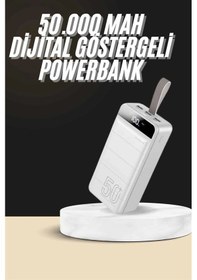 Resim Ceylan Adam Hızlı Taşınabilir 50.000 Mah Powerbank Led Ekran Android Ve Apple Uyumlu iOS Çok Renkli 