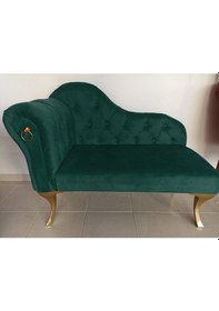 Resim Modern Köşe Koltuğu Alda Josefin Puf Bench 130 Cm Petrol 