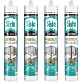 Resim Sista Üniversal Silikon Şeffaf 280ml 4 Adet 