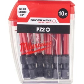 Resim Milwaukee Bits Uç Pz2 50 mm 10'lu Paket Shockwave 