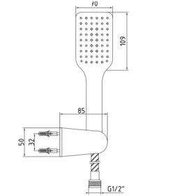 Resim Eca Tiera Mafsallı Duş Seti Altın - 1F 102817383 