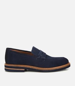 Resim HOTİÇ Erkek Süet Deri Siyah Klasik Loafer 