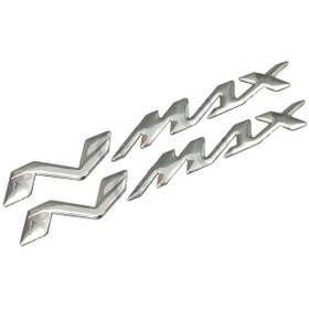 Resim Redline Grafik Yamaha Nmax 3d Gümüş Logo 2 Adet 