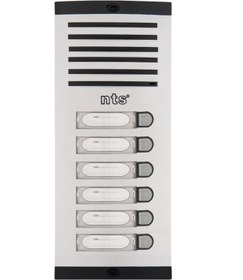 Resim Nts Diafon Sesli Işıklı Fotoselli Tek Sıra 6lı Zil Butonu 4006 