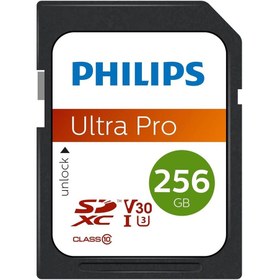 Resim Philips Ultra Pro 256gb Sdxc Uhs-ı U3 V30 Class10 Hafıza Kartı 