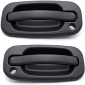 Resim Kangvka Chevy Silverado 1999-2007 Ön Sol Ve Sağ Plastik Dış Kapı Kolu Seti - Siyah 2 Adet 