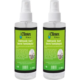 Resim Clintex Kimya Elektronik Devre Kart Temizleyici Yağsız 2X200 ml 
