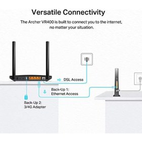 Resim STOREMAX Gfc Store VDSL2 MODEM 1200 Mbps ARCHER VR400 Yeni MtShop 210035 
