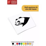 Resim Sinirli Panda - Araç, Oto, Laptop, Duvar Uyumlu Sticker 30 27 Cm 
