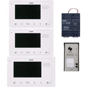 Resim Pratikkart Villa Tipi Görüntülü Diafon Sistemi 3 Daire 2K400-2K92B-2KPC6 