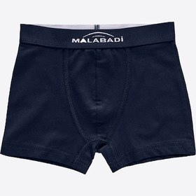 Resim Malabadi Erkek Çocuk Lacivert 3 Lü Paket Pamuk Elastan Boxer 208 