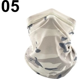 Resim Chaoduo Shop 05 Cp Kar Stili Taktik Tüp Eşarp Boyun Bandana Erkekler Yüz Eşarp Nefes Alabilir Doğa Sporları Balıkçılık Bisiklet Boyun Koruma Motosiklet Boyun Koruma (Yurt Dışından) 
