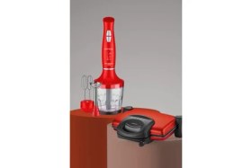 Resim Goldmaster Royal Parlak Kırmızı 17 Parça Avantajlı Elektronik Evlilik Paketi Elektrikli Mutfak Çeyiz Seti 