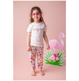 Resim Zeyland Kız Bebek Pembe Bonjour Pijama Takımı (1-4Yaş) 