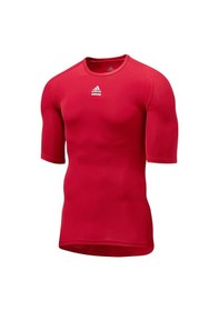 Resim Adidas Techfit Climalite Slim Tişört Kırmızı Body 