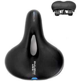 Resim San Marino Active Zone Mavi Bisiklet Selesi Siyah 