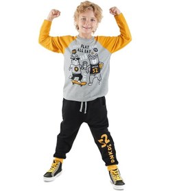 Resim Denokids Play Allday Erkek Çocuk T-shirt Pantolon Takım Çok Renkli 