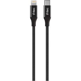 Resim Alumicable USB-C Lightning Hızlı Şarj Kablosu 150CM Siyah 