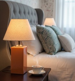 Resim Dekoratif Dikdörtgen Prizma Abajur Abj0010 